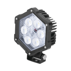 Luz de Trabajo Ultra brillante, 6 Led, 2200 Lumenes, 30 watts, 12-24 Vcc