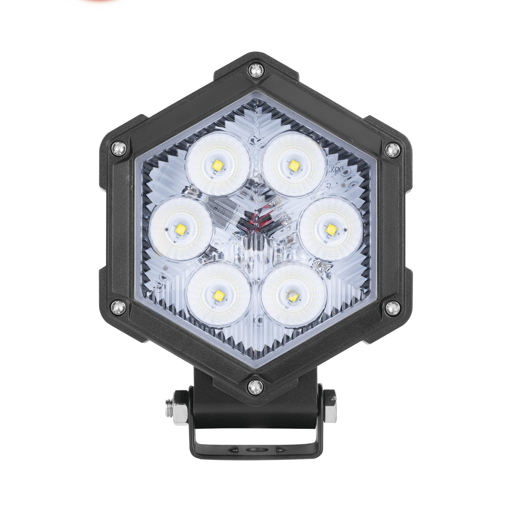Luz de Trabajo Ultra brillante, 6 Led, 2200 Lumenes, 30 watts, 12-24 Vcc
