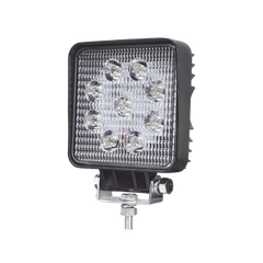 Luz de trabajo de 9 LED , 2300 Lúmenes, 27 Watts, 10-30 Vcc, IP67