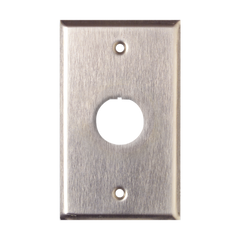 Placa de Pared Reforzada, de Acero Inoxidable, Para Uso Industrial, de 1 Puerto