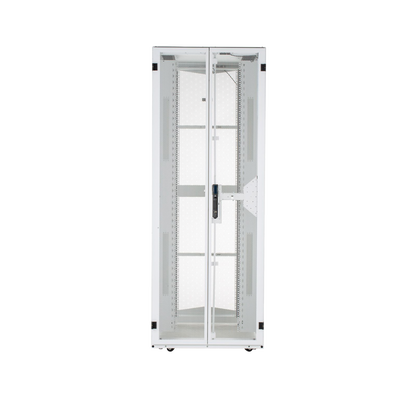 Gabinete FlexFusion para Centros de Datos, 42 UR, 600 mm de Ancho, 1070 mm de Profundidad, Fabricado en Acero, Color Blanco