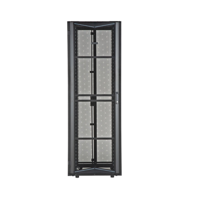 Gabinete FlexFusion para Centros de Datos, 42 UR, 800 mm de Ancho, 1070 mm de Profundidad, Fabricado en Acero, Color Negro