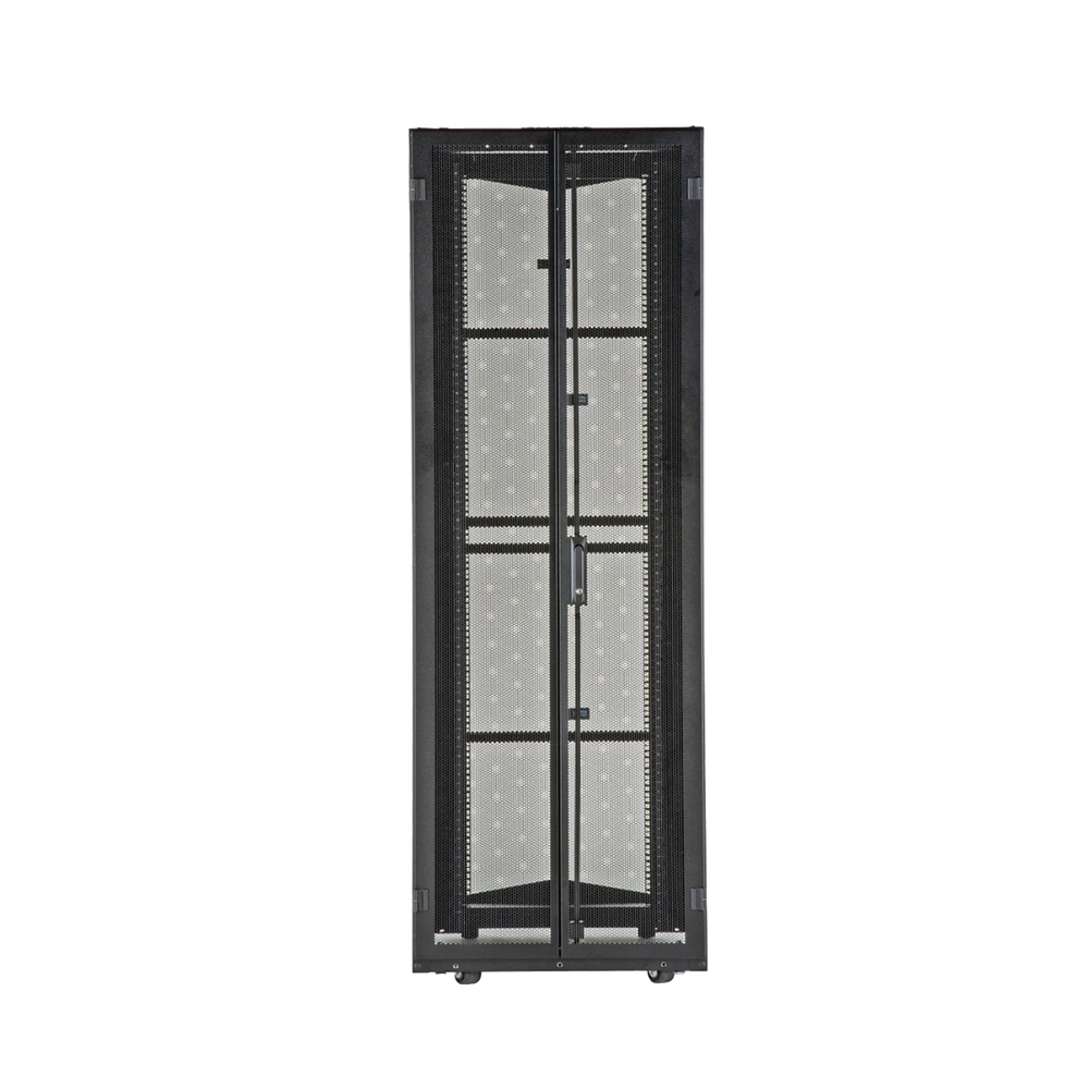 Gabinete FlexFusion para Centros de Datos, 42 UR, 800 mm de Ancho, 1070 mm de Profundidad, Fabricado en Acero, Color Negro