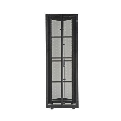Gabinete FlexFusion para Centros de Datos, 42 UR, 800 mm de Ancho, 1070 mm de Profundidad, Fabricado en Acero, Color Negro