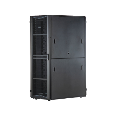 Gabinete FlexFusion para Centros de Datos, 42 UR, 800 mm de Ancho, 1070 mm de Profundidad, Fabricado en Acero, Color Negro