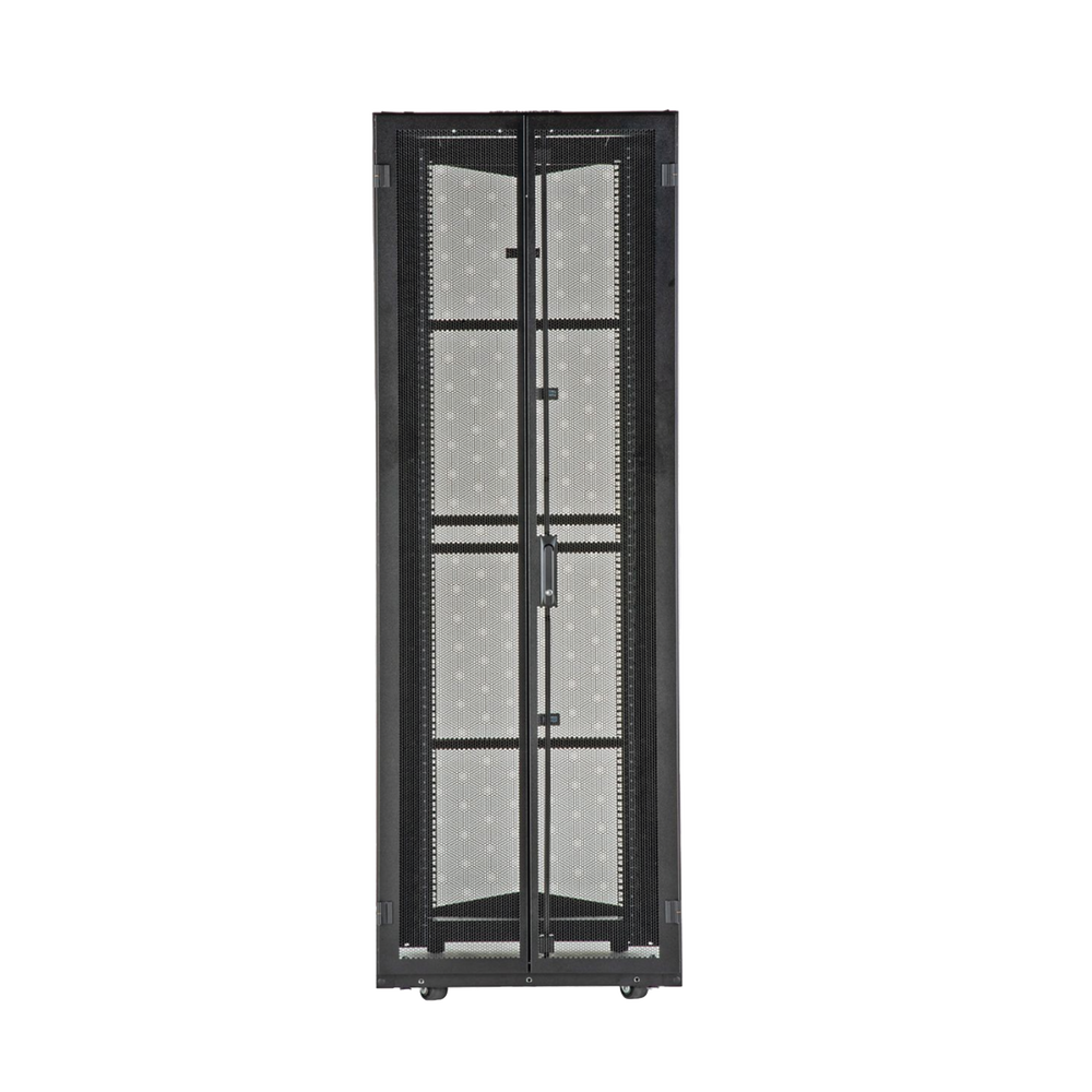 Gabinete FlexFusion para Centros de Datos, 42 UR, 800 mm de Ancho, 1200 mm de Profundidad, Fabricado en Acero, Color Negro