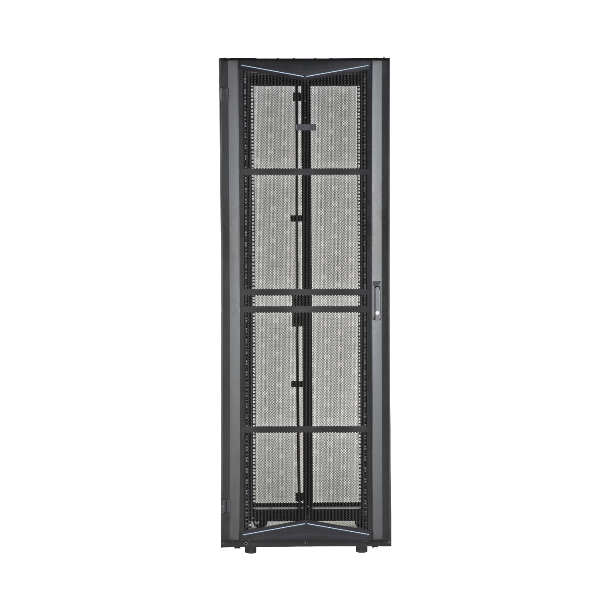 Gabinete FlexFusion para Centros de Datos, 45 UR, 800 mm de Ancho, 1200 mm de Profundidad, Fabricado en Acero, Color Negro