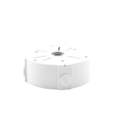 Caja de Conexiones Universal / Uso en Interior / Fabricada en Metal / Color Blanco / Uso en Bala - Domo - Turret