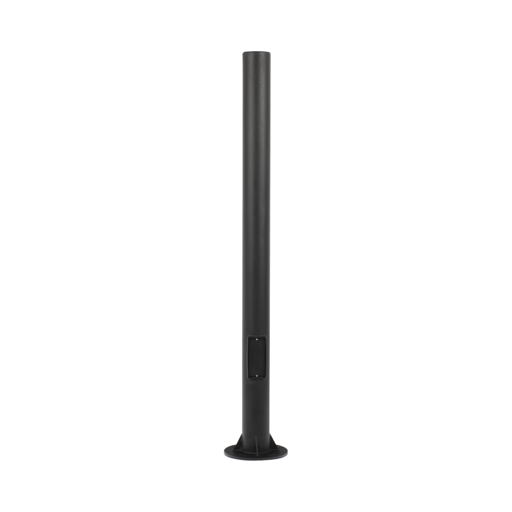 Poste Seccionado de 6 Metros / Tubos Mas Gruesos / Especializado para la Instalación de Videovigilancia / Incluye Base de Cimentación y Brazo para Cámara PTZ / Color Negro