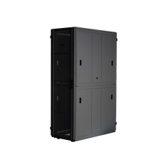 Gabinete FlexFusion™ XGL (Light) para Centros de Datos, 42 UR, 600 mm de Ancho, 1200 mm de Profundidad, Fabricado en Acero, Color Negro
