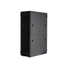 Gabinete FlexFusion™ XGL (Light) para Centros de Datos, 42 UR, 600 mm de Ancho, 1200 mm de Profundidad, Fabricado en Acero, Color Negro