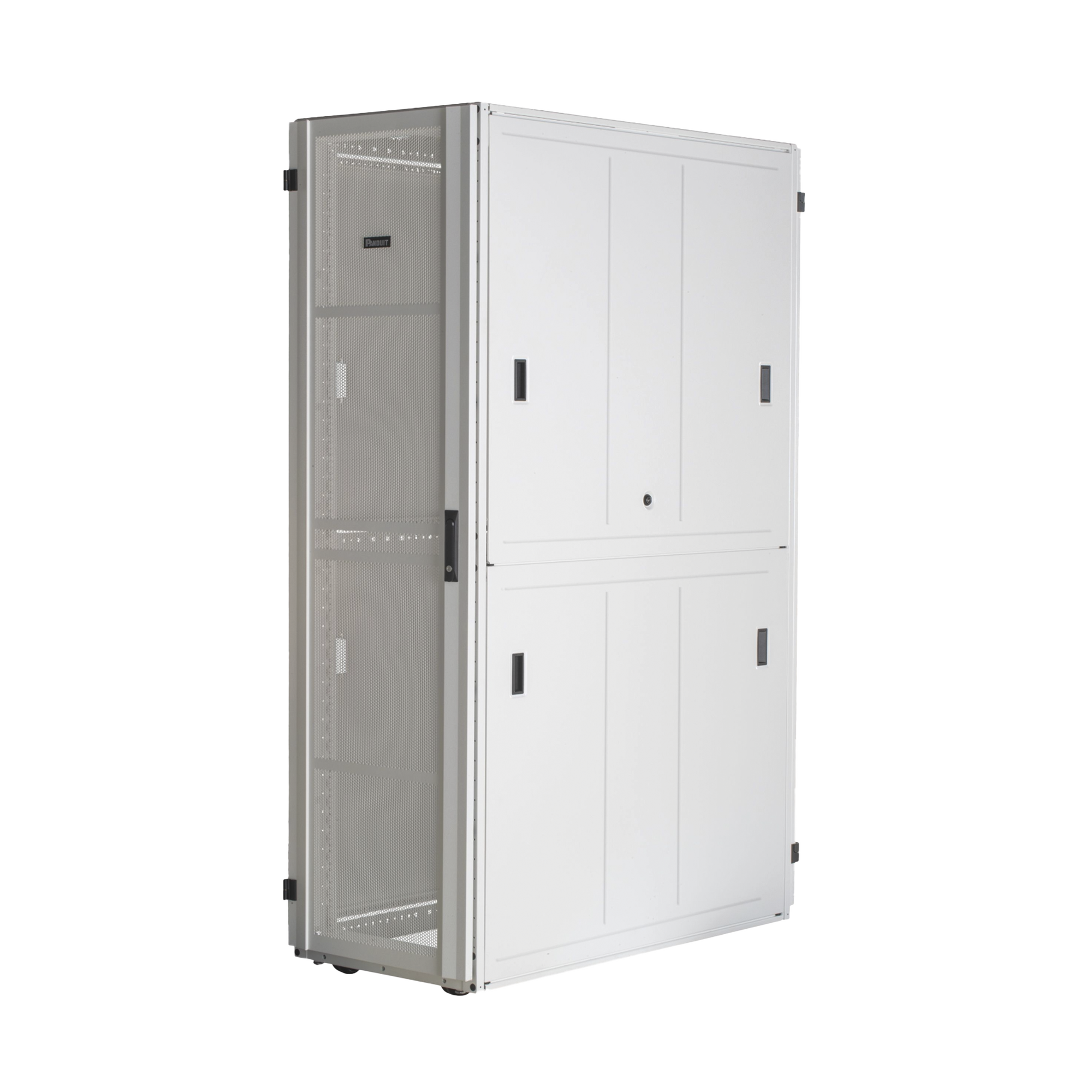 Gabinete FlexFusion™ XGL (Light) para Centros de Datos, 42 UR, 600 mm de Ancho, 1200 mm de Profundidad, Fabricado en Acero, Color Blanco