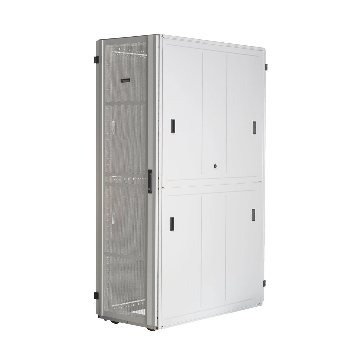 Gabinete FlexFusion™ XGL (Light) para Centros de Datos, 42 UR, 600 mm de Ancho, 1200 mm de Profundidad, Fabricado en Acero, Color Blanco