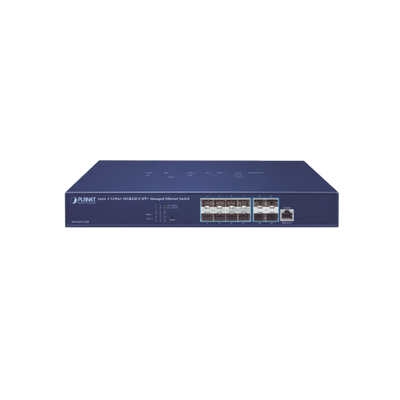 Switch Administrable Capa 3, 12 Puertos SFP+ 10G BASE-X, 1 Puerto de Consola  RJ45.