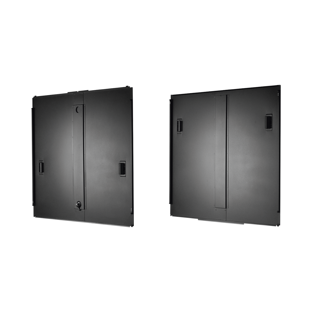 Panel Lateral Para Uso Con Gabinete FlexFusion™ de 42RU x 1070 mm D. Incluye Panel Lateral Superior e Inferior, Color Negro