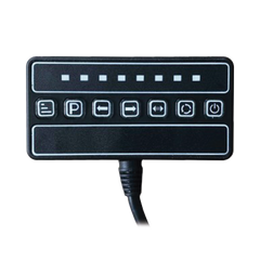 Barra de Luz de Advertencia con 8 Módulos Ámbar, ideal para el direccionamiento de tráfico