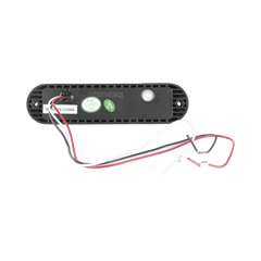 Luz Auxiliar Ultra Brillante IP67 de 6 LEDs, Color Azul, con mica transparente y bisel negro