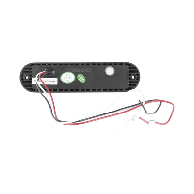 Luz Auxiliar Ultra Brillante IP67 de 6 LEDs, Color Azul, con mica transparente y bisel negro