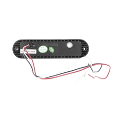Luz Auxiliar Ultra Brillante  IP67 de 6 LEDs, Color Rojo, con mica transparente y bisel negro