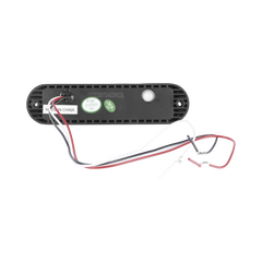 Luz Auxiliar Ultra Brillante  IP67 de 6 LEDs, Color Rojo/Claro, con mica transparente y bisel negro