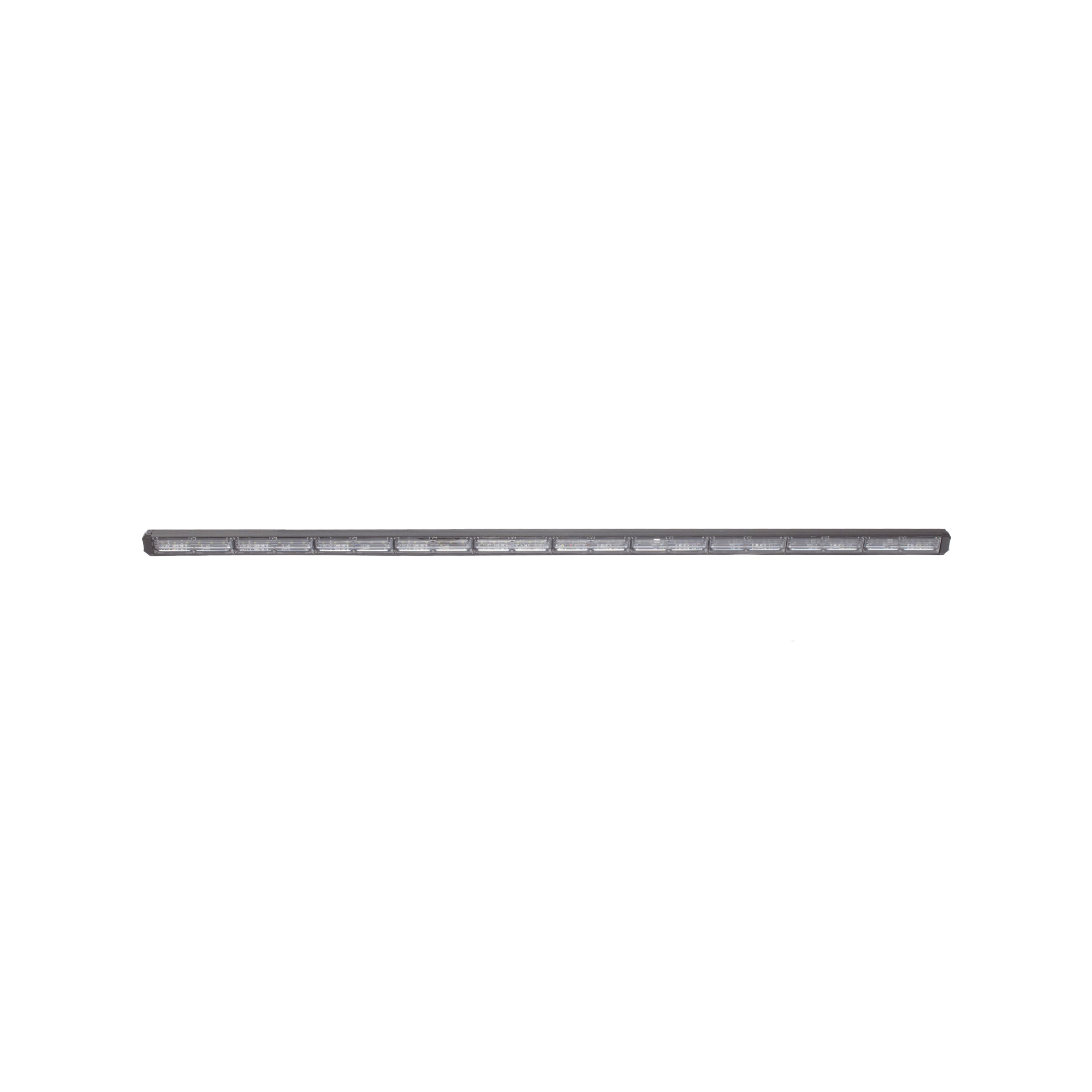 Barra de luz de advertencia de 10 Módulos de 6 LED, 49 Pulgadas, Rojo/Azul