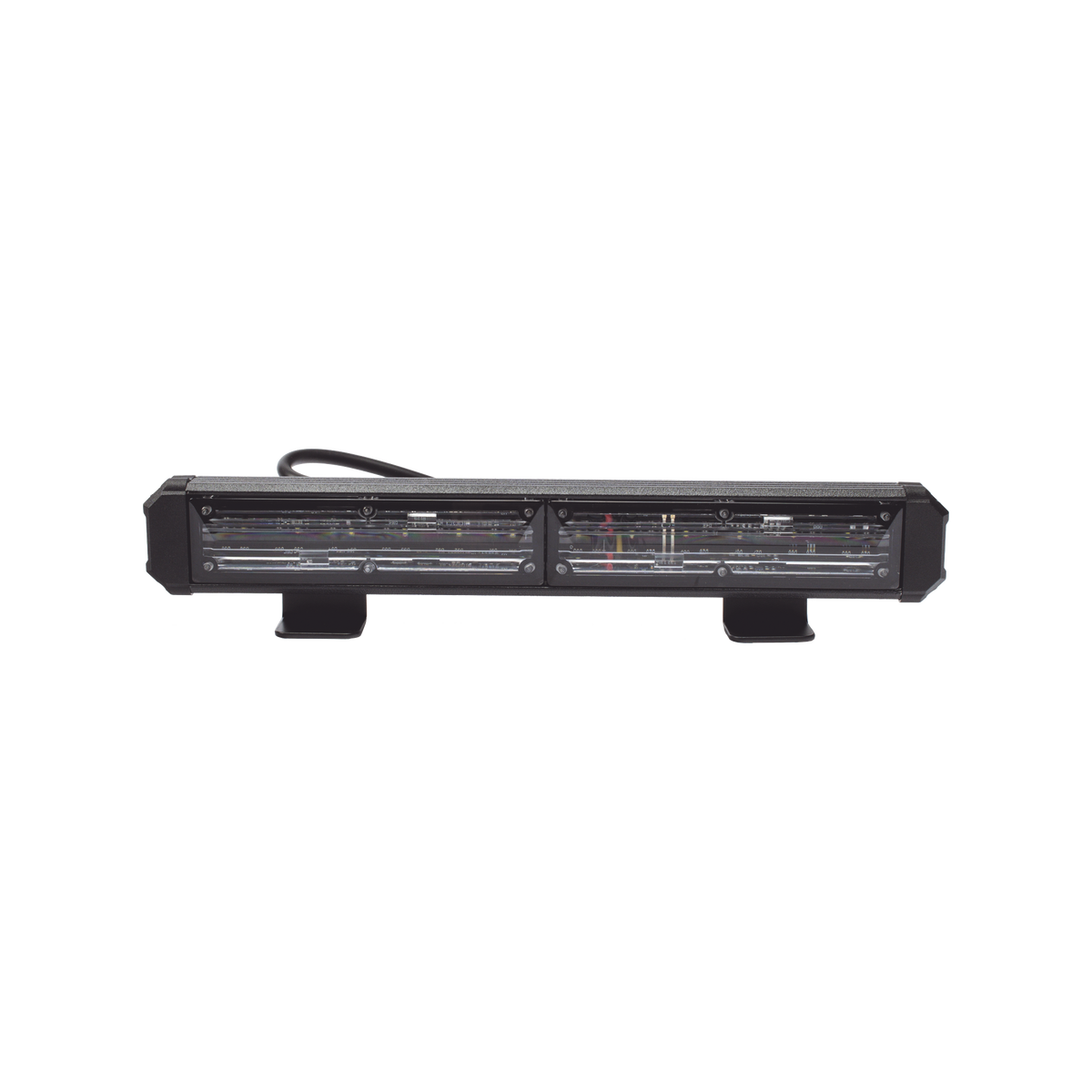 Barra de Luz de Advertencia, 2 Módulos de 6 LED, 11 Pulgadas Ámbar