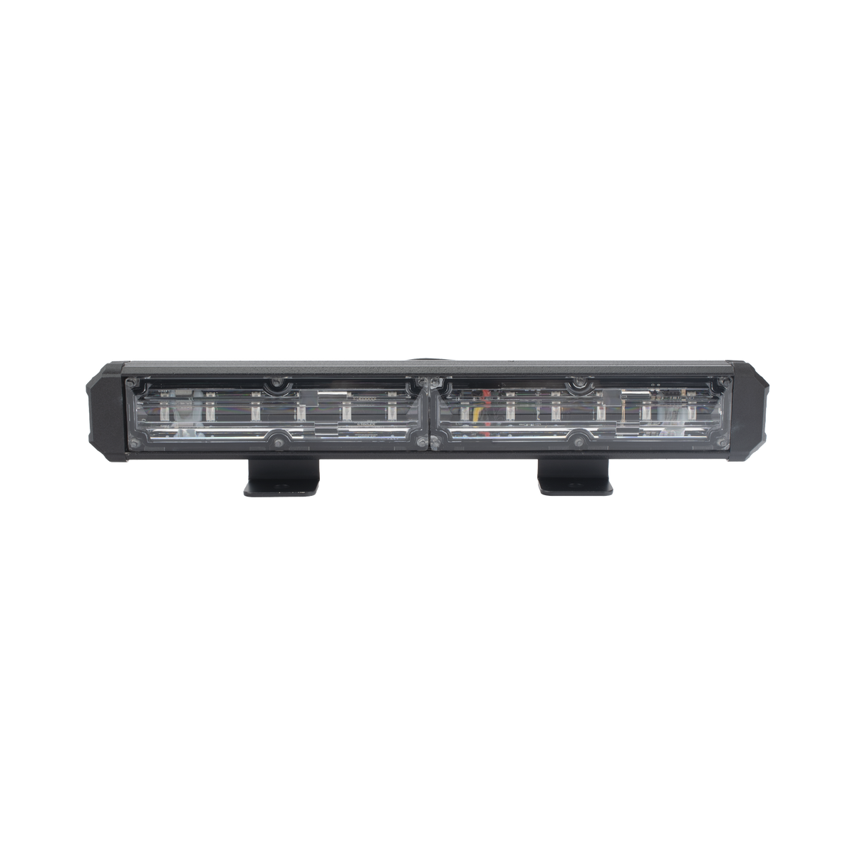 Barra de Luz de Advertencia, 2 Módulos de 6 LED, 11 Pulgadas Rojo