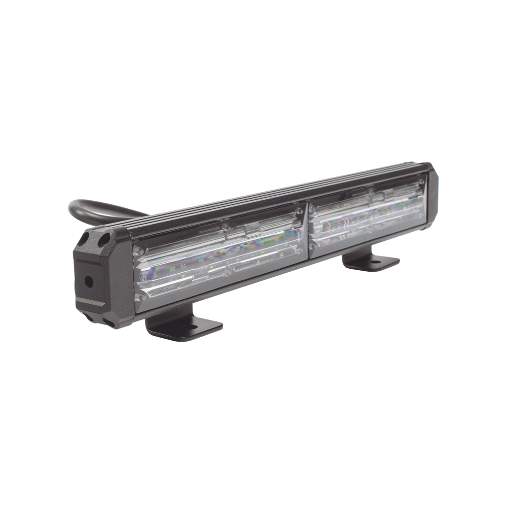 Barra de Luz de Advertencia, 2 Módulos de 6 LED, 11 Pulgadas Clara