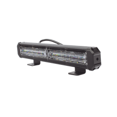 Barra de Luz de Advertencia, 2 Módulos de 6 LED, 11 Pulgadas Clara