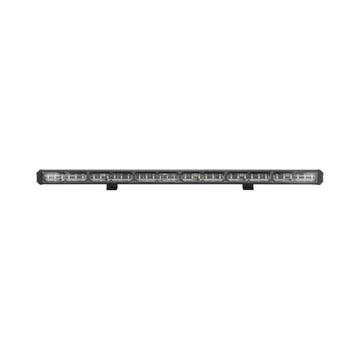 Barra de luz de advertencia de 6 Módulos de 6 LED, 30 Pulgadas, Ámbar/Claro