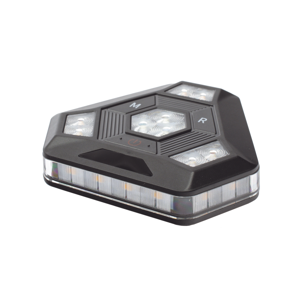 Luz Auxiliar Ámbar Ultra Brillante Para Automóviles, Motocicletas y Bicicletas Con Montaje Magnético