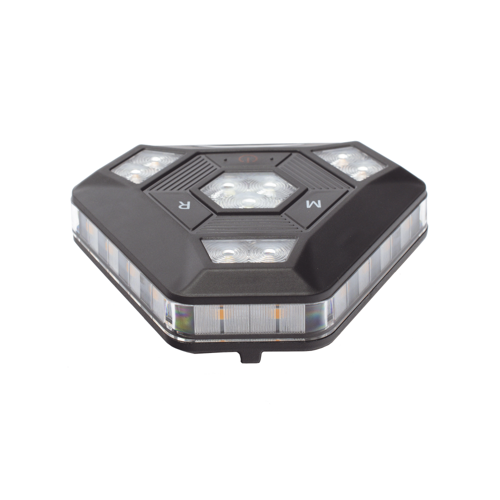 Luz Auxiliar Ámbar Ultra Brillante Para Automóviles, Motocicletas y Bicicletas Con Montaje Magnético