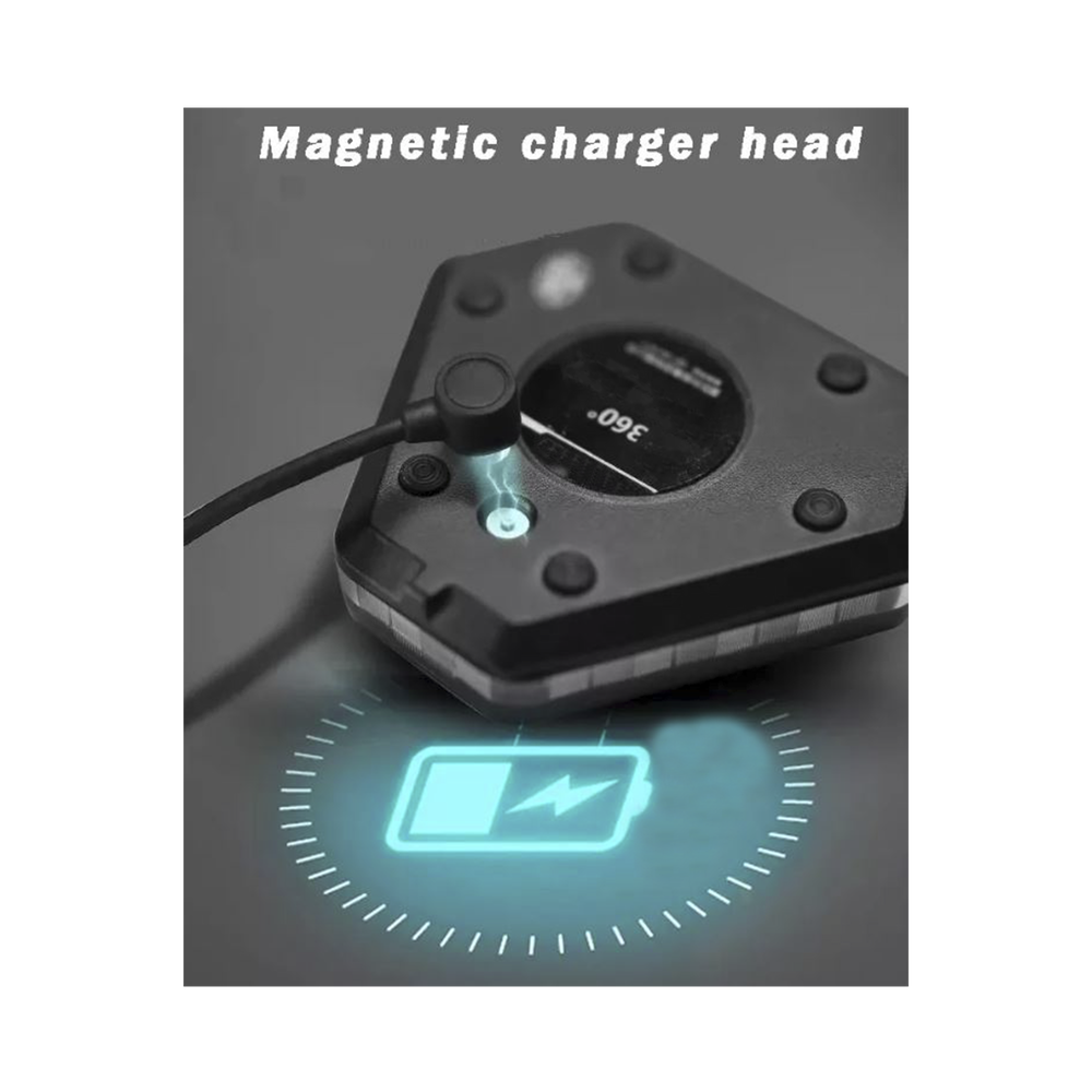Luz Auxiliar Ámbar Ultra Brillante Para Automóviles, Motocicletas y Bicicletas Con Montaje Magnético