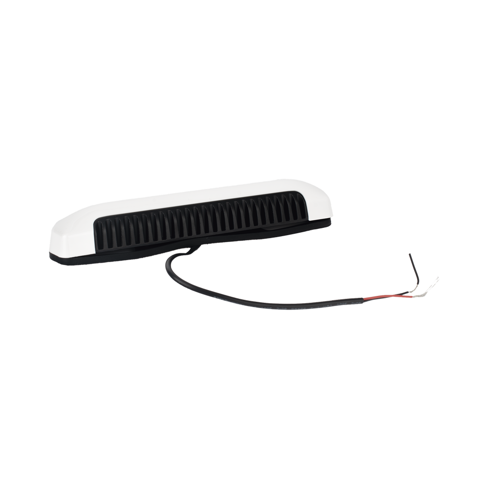 Luz de Escena, 6 LED, IP67, con bisel color blanco, Ideal para Ambulancias y Vehiculos de trabajo