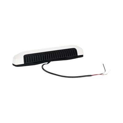 Luz de Escena, 6 LED, IP67, con bisel color blanco, Ideal para Ambulancias y Vehiculos de trabajo