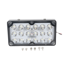 Luz de Escena de 6X3", Color Claro, Ideal para Ambulancias y Vehiculos de Trabajo