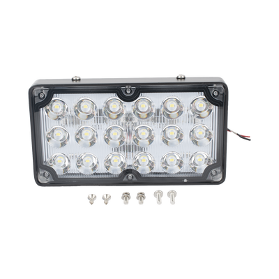 Luz de Escena de 6X3", Color Claro, Ideal para Ambulancias y Vehiculos de Trabajo