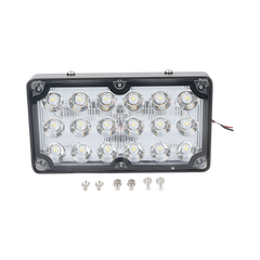 Luz de Escena de 6X3", Color Claro, Ideal para Ambulancias y Vehiculos de Trabajo