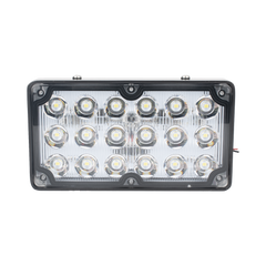 Luz de Escena de 6X3", Color Claro, Ideal para Ambulancias y Vehiculos de Trabajo