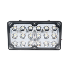 Luz de Escena de 6X3", Color Claro, Ideal para Ambulancias y Vehiculos de Trabajo