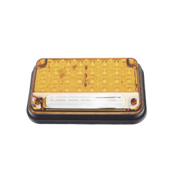 Luz de Advertencia de 7X4", Color Ambar, Con Luz de Trabajo, Ideal para Ambulancias
