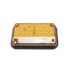 Luz de Advertencia de 7X4", Color Ambar, Con Luz de Trabajo, Ideal para Ambulancias
