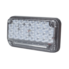 Luz de Advertencia de 7X4", Color Claro, Con Luz de Trabajo, Ideal para Ambulancias