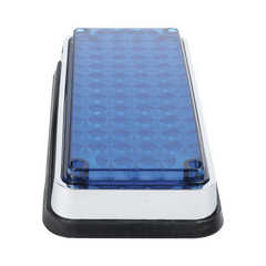 Luz de advertencia de 7x3", Color Azul, Ideal para ambulancias