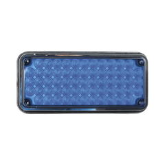 Luz de advertencia de 7x3", Color Azul, Ideal para ambulancias