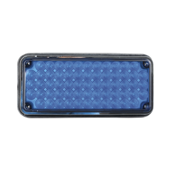 Luz de advertencia de 7x3", Color Azul, Ideal para ambulancias