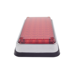 Luz de Advertencia de 7X3", Color Rojo, Ideal para Ambulancias