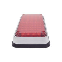 Luz de Advertencia de 7X3", Color Rojo, Ideal para Ambulancias