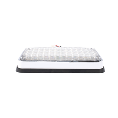 Luz de Advertencia de 7X3", Bicolor Rojo/Claro, Ideal para Ambulancias