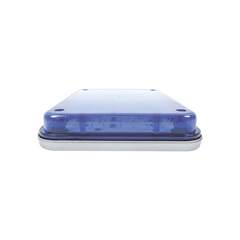 Luz de advertencia de 9x7", Color Azul, Ideal para Ambulancias